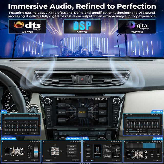 NUEVO Radio Nissan Qashqai Rogue X-Trail 8 Núcleos