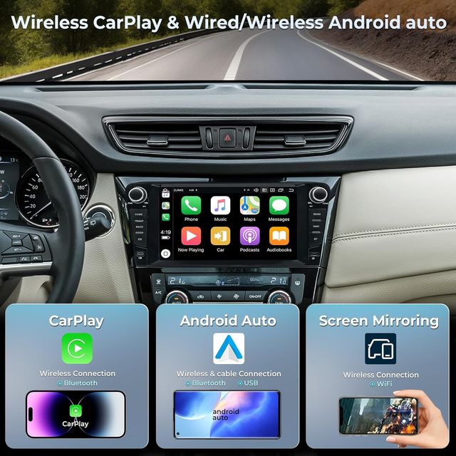 NUEVO Radio Nissan Qashqai Rogue X-Trail 8 Núcleos