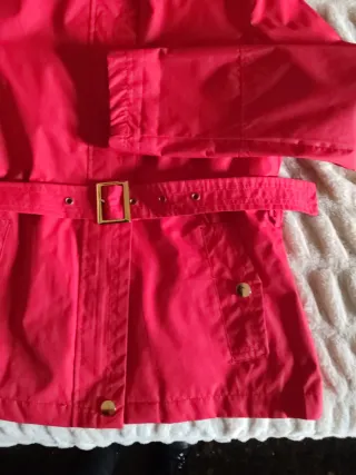 Chaqueta Gabardina Roja