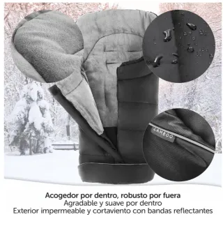 Saco Universal para silla de paseo marca Zamboo