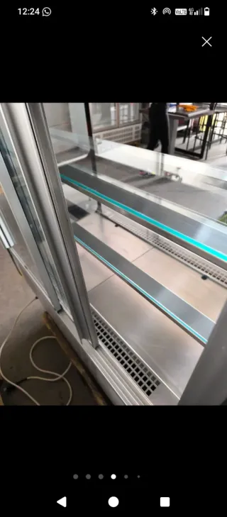 Expositor refrigerado cristal