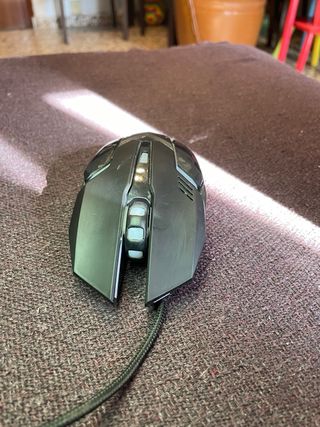 Ratón Gaming Mars Gaming USB Negro con Luces LED