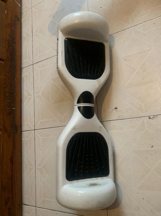 Patin electrico blanco con funda