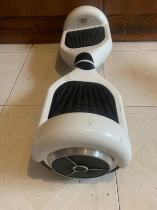 Patin electrico blanco con funda