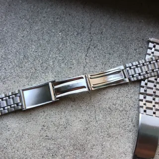 Cinturini acciaio vintage anse a pompa