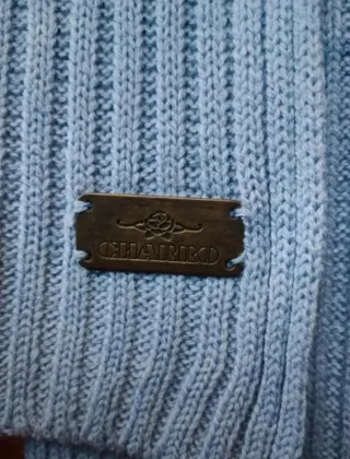 Sciarpa Charro unisex turchese