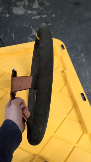 Volante Sparco Desplazado Negro/Cobre