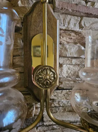 Aplique de pared estilo Quinque