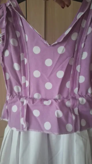 Traje Flamenca Niña Lunares