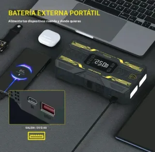 ARRANCADOR  DE COCHE MARCA ANE0N PREMIUM TODO EN1