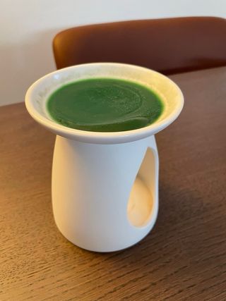 Porta candela Yankee Candle bianco e verde