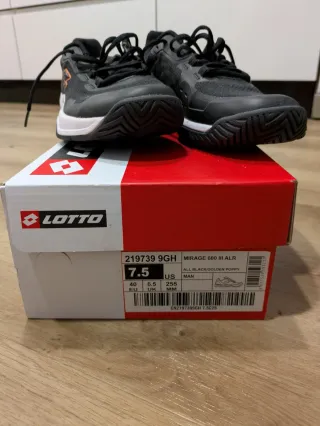 Zapatillas Padel Lotto Mirage 600 III Air Negras