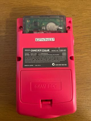 Game Boy Color Roja + 14 Juegos y accesorios!!!!