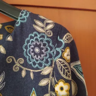 Vestido estampado floral azul