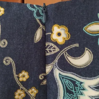 Vestido estampado floral azul