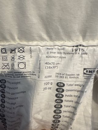 Relleno nórdico + 4 almohadas + fundas