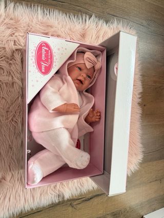Muñeca Antonio Juan Bebé Rosa
