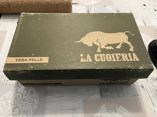 Scarpe uomo La Cuoieria vera pelle nere