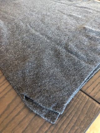 Polo de punto gris Zara