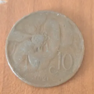 Moneta 10 Centesimi Italia 1942