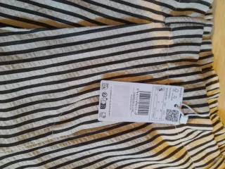 Conjunto de pantalon y camisa a rayas Mango