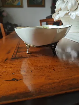 Porta cioccolatini floreale rialzato