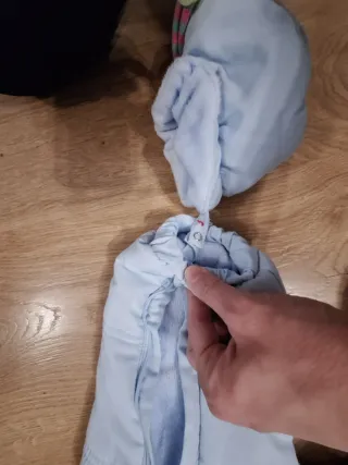 Peto Buzo frío nieve bebé azul 3-6 meses