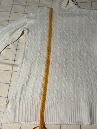 Jersey Polo Ralph Lauren Beige Cable Knit, lana