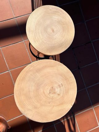 Mesas Nido Zara Home Madera y Metal.