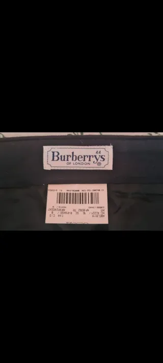 Falda Burberry Negra