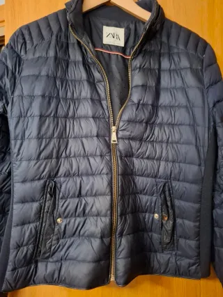 Cazadora Zara Mujer Talla M Azul