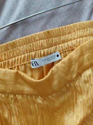 Pantalón Zara Amarillo