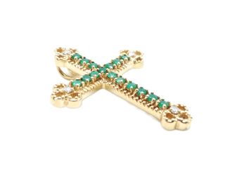 Cruz de Oro 18 Kt. 6.5 gr. de segunda mano