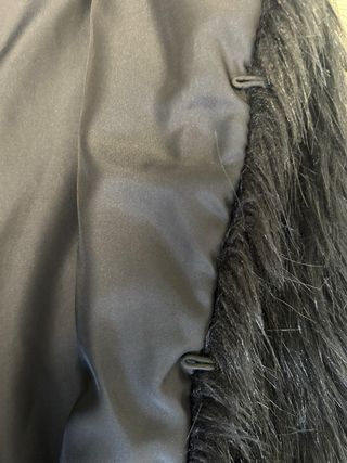 Gilet ecopelliccia nero