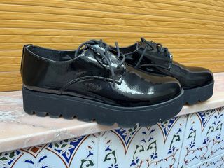 Zapatos negros plataforma