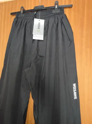 Pantalón impermeable WOSAWE unisex negro