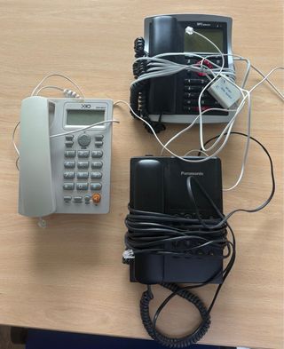 Pack 3 teléfonos fijo SPC y Panasonic