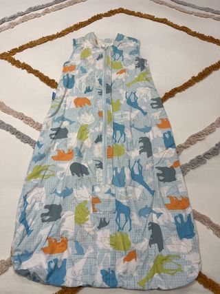 Saco de bebé fino estampado animales
