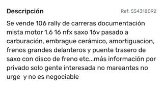 Peugeot 106 rallye 1994