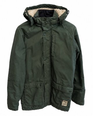 Parka Anorak Verde Militar Talla L