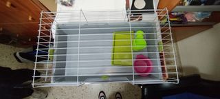 Jaula Conejo Completa + Accesorios y Comida