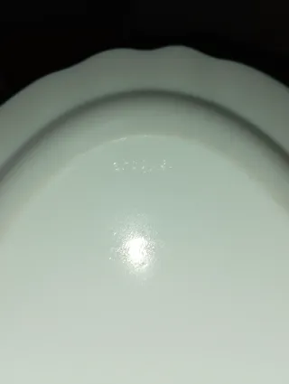 Piatto portata ovale Arcopal fiori azzurri