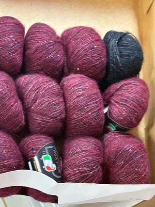 Gomitoli Mohair con paillettes