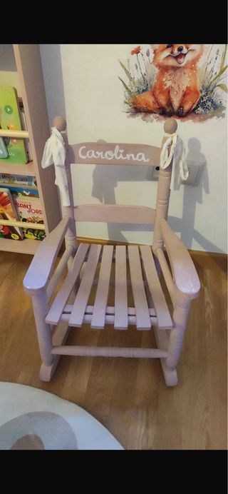 Silla Mecedora Infantil Vintage Personalizada