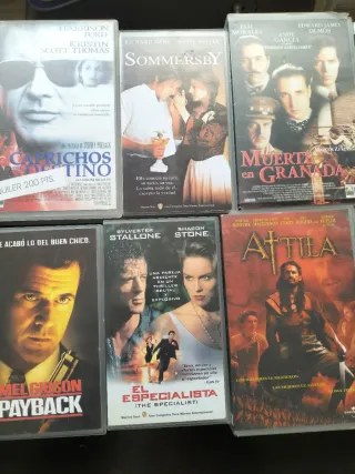 Lote Películas VHS Variadas