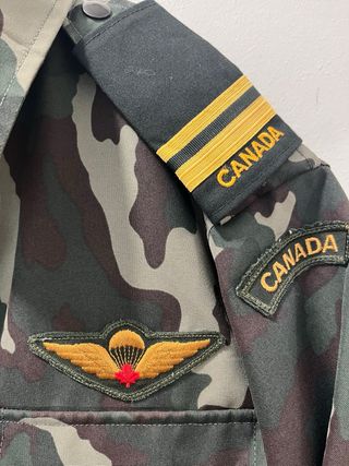 Chaqueta Militar Vintage Canada Airborne Paratroop