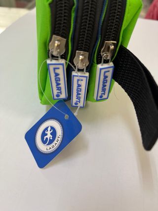 Portatodo 3 cremalleras LAGART verde