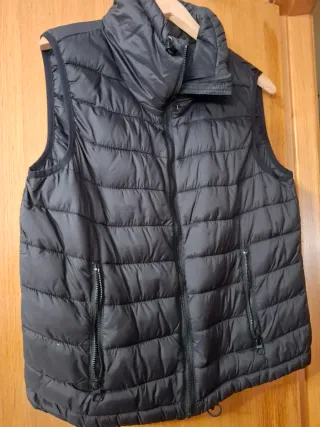 Chaleco Zara Mujer Talla L Negro