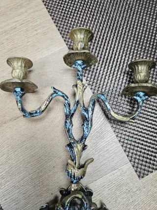 Candelabros de Bronce