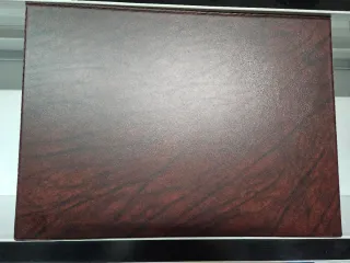 Vade escritorio polipiel marrón